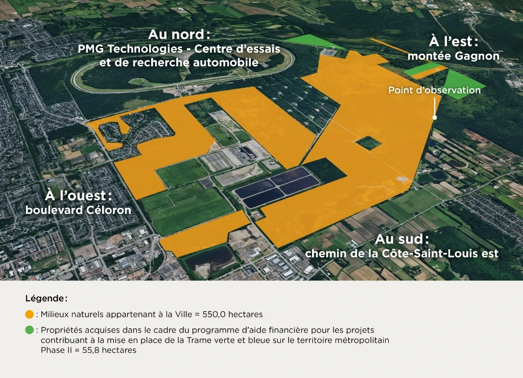 Carte officielle des milieux naturels de Blainville