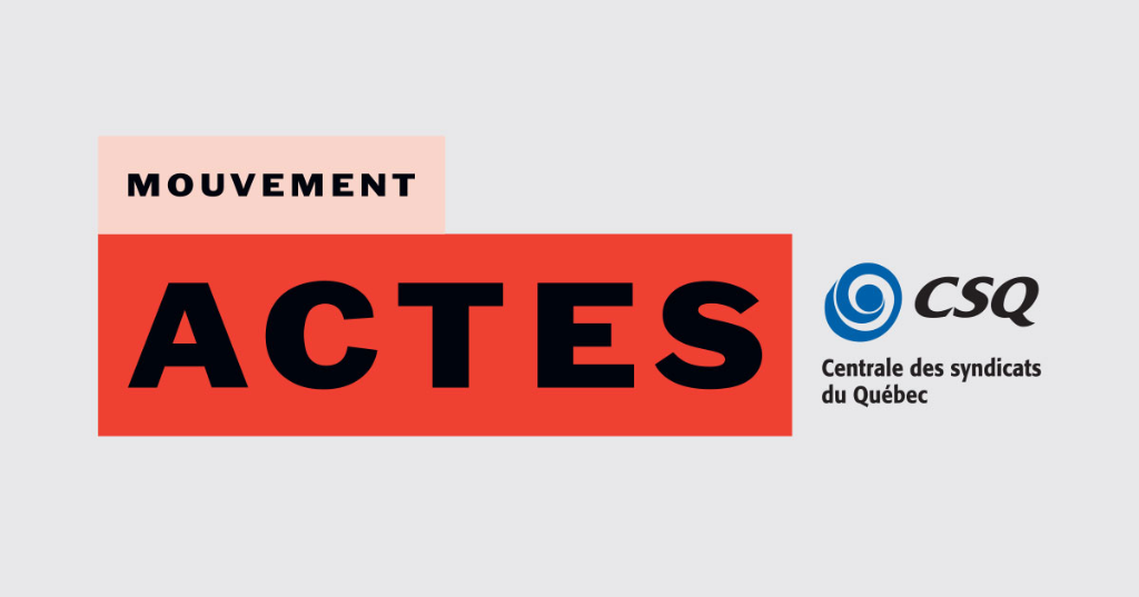 Logo Mouvement ACTES - Centrale des syndicats du Québec
